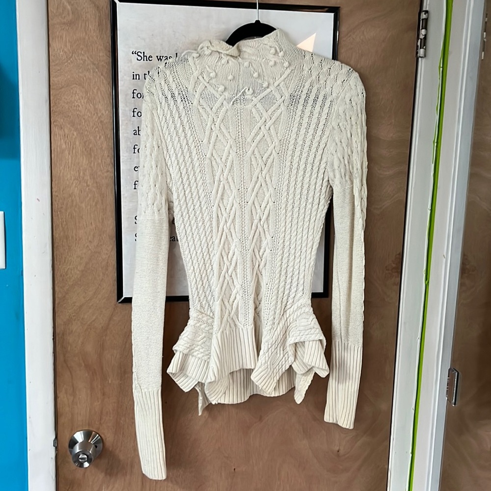 BCBG Cream Sweater
